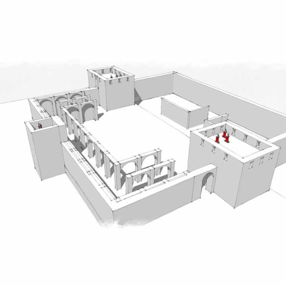 2. Combattere i pirati: le torri e le mura del castellum romano